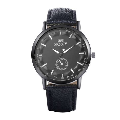 Yellow Chimes Black Dial Black Strap Formal Analog Watch for Boys and ...
