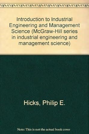 Buy Introduction to Industrial Engineering and Management Science Book ...