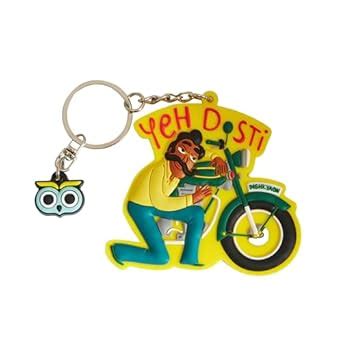 Chumbak Keychain (Bike Dosti) : Amazon.in: Bags, Wallets and Luggage