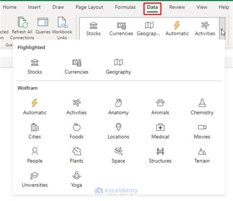 Image result for Data Types in Excel