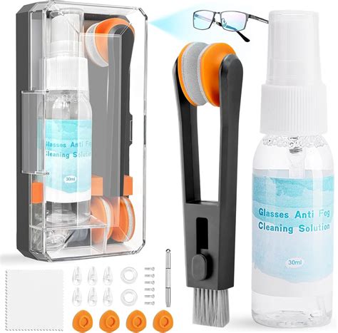Glasses Cleaning Kit Eyeglass Cleaner, Anti Fog Lens Cleaner Spray with ...
