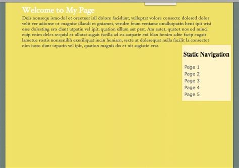 How Link a Page to a Floating Menu Using HTML Code in a Web Page 的图像结果