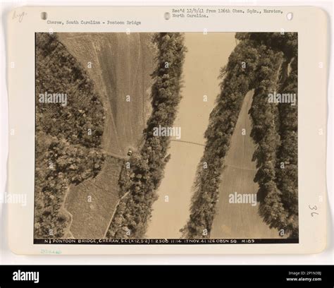 South Carolina - Cheraw, Aerial Photograph Stock Photo - Alamy