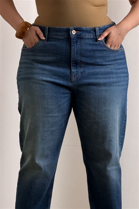 Curve High Rise Stretchable Slouchy Jeans - Curve High Rise Stretchable ...