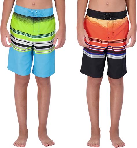 Buy TONY HAWK Boys Swim Trunks 2 Pack Swim Suit for Kids Boys’ Swimwear ...