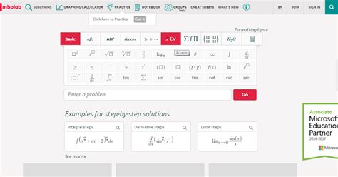 Image result for Symbolab Math Solver