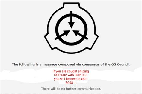 A message from the 05 Council : r/SCPMemes