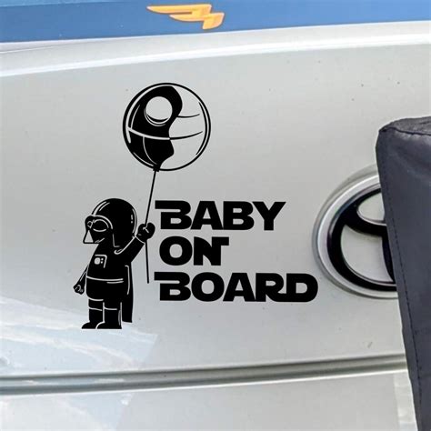 Baby on Board Sticker Funny Baby on Board Decal New Parents Baby Gift ...