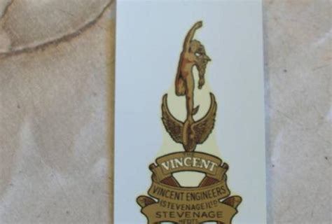 Vincent Tank Top Transfer 1954-56 | BRITISH Only Austria Fahrzeughandel ...