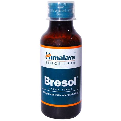 Himalaya Bresol Syrup 100 ml Price, Uses, Side Effects, Composition ...
