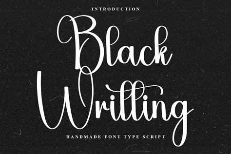 Black Writting Font by Inermedia STUDIO · Creative Fabrica