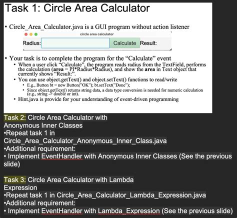 Image result for Java Program to Find Area of Circle