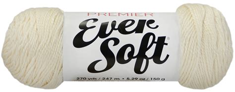 Premier Ever Soft Yarn-Cream, Count: 1, Model: 1138-02 | Michaels