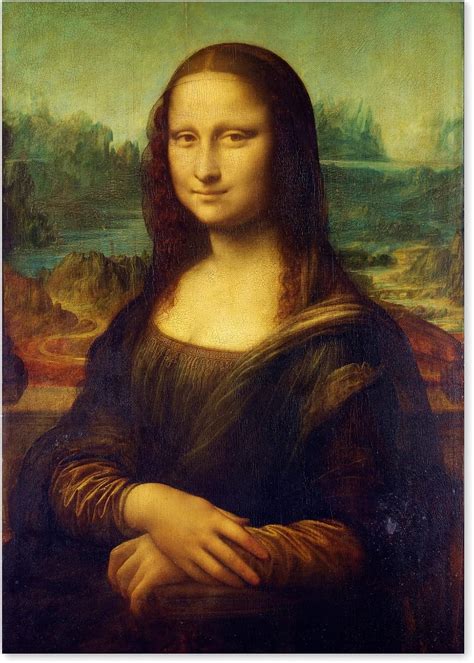 Art Poster Gallery Japanese Made Mona Lisa Poster - A2 Fine Art Paper ...