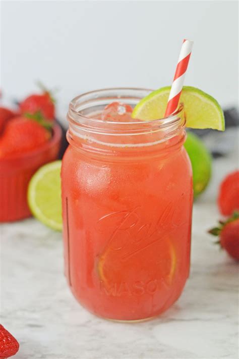 Strawberry Agua Fresca - Mason Jar Recipe