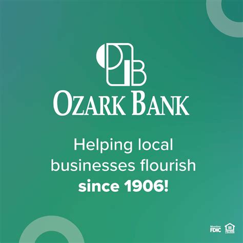 Ozark Bank on LinkedIn: #memberfdic #ozarkbank #localbanking # ...
