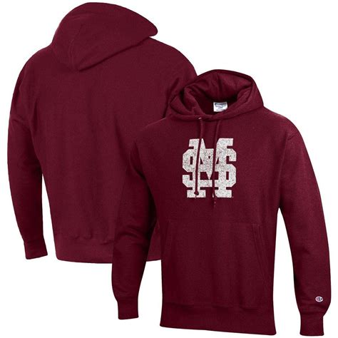 Champion Men's Mississippi State Bulldogs Vault Logo Reverse Weave ...