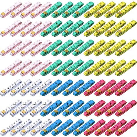 Snapklik.com : 96 Pieces Soft Tape Measure Double Scale Measuring Tape Flexible Fabric Sewing ...
