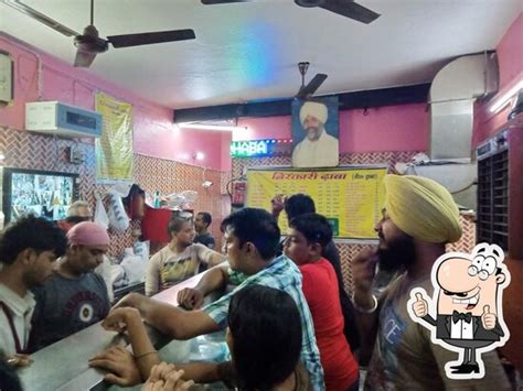 Menu at Nirankari Dhaba, Delhi