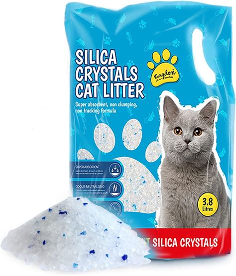 Buystarget 4 Pack Silica Cat Litter Crystals Kitten Litter 15.2L 6.6kg ...
