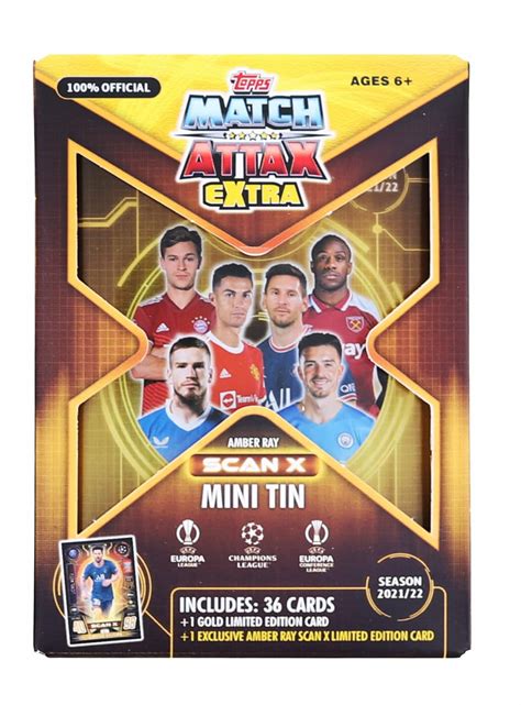 Buy 2021/2022 Topps UEFA Champions League Match Attax Extra Mini Tin ...