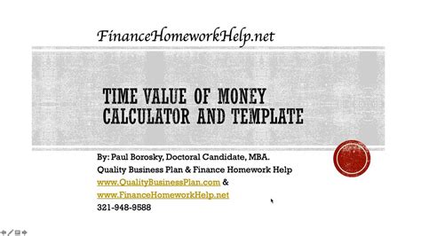 Image result for Time Value Money Calculation Using Excel