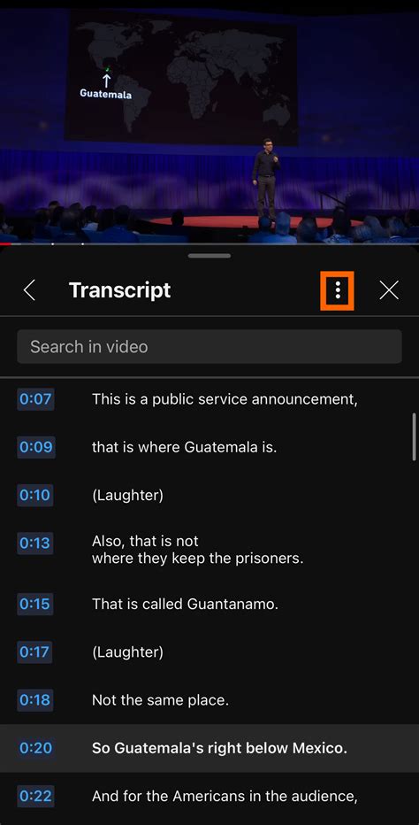 How to Copy YouTube Video Transcript 的图像结果
