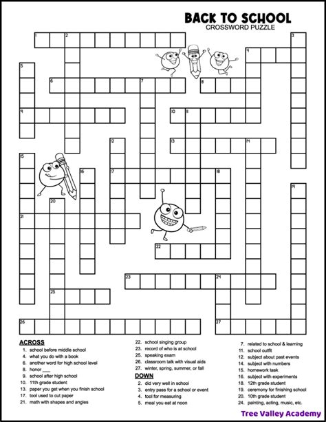 Printable English Crossword Puzzles with Answers | FREE Printable HQ