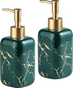 Ekhasa Ceramic Hand Wash Soap Dispensers Bottle (Set of 2) 300 ml ...