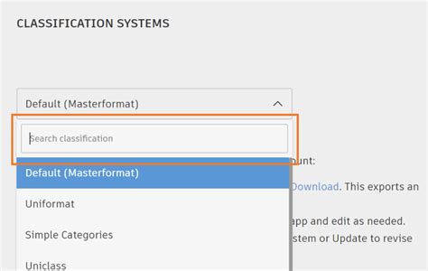 Image result for Autodesk Take Off Classification System