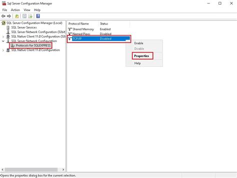 Image result for Protocol Tab SQL Server 2019