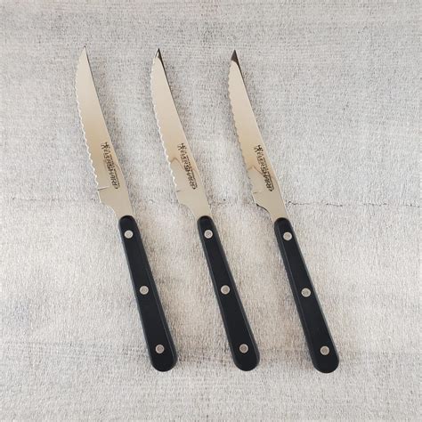 J A Henckels International Set of (3) Eversharp Stainless Steak Knives ...