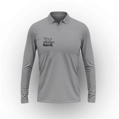 Custom Long Sleeve Polo Shirt Printing - Merchlist