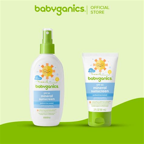 Babyganics Baby Mineral Sunscreen Spray / Lotion Assorted Listing ...