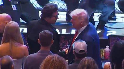Trump receives thunderous welcome at UFC 316 as Musk feud continues ...