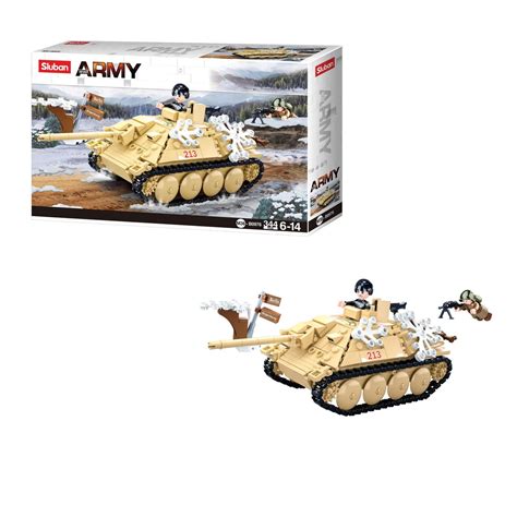 Buy Sluban Tank Destroyer, Building Blocks For Ages 6+ Online at Best ...