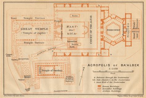 Map Of Baalbek