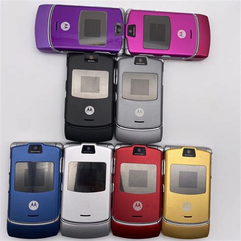 Original Motorola RAZR V3 Dourado Flip Desbloqueado | Ubuy India