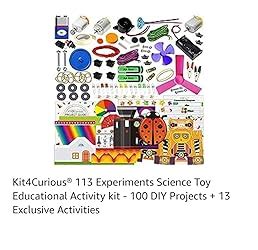 Buy kit4curious 125 projects diy activity science electronics starter ...