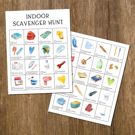 Indoor Scavenger Hunt Ideas 7 Insanely Fun Printable Fall Scavenger