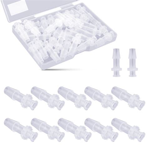 30pcs Luer Lock Adapter Clear Female Luer Lock 1 4 | Desertcart INDIA