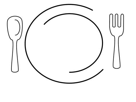 White Plate Clip Art at Clker.com - vector clip art online, royalty ...