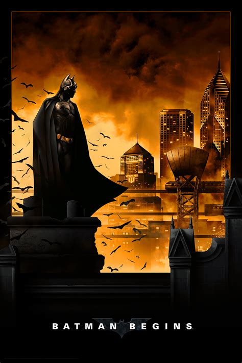 Batman Begins Officially Licensed Print | Poster By Benterdik