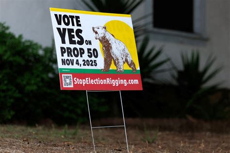 Proposition 50 live election results: California voters projected to ...