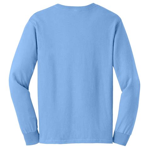 Gildan G2400 Ultra Cotton Long Sleeve T-Shirt - Carolina Blue | Full Source