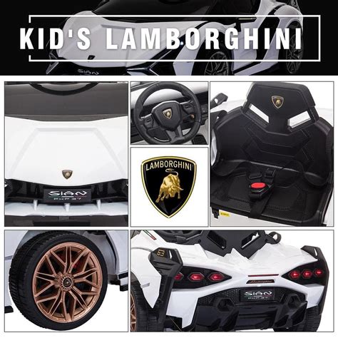 Buy Licensed Lamborghini Sian 12-Volt Kids Electric Ride On Car with ...
