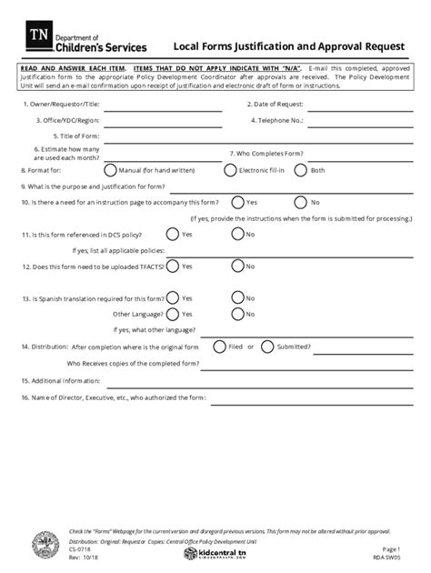 Fillable Online FORMS JUSTIFICATION & APPROVAL REQUEST Fax Email Print ...