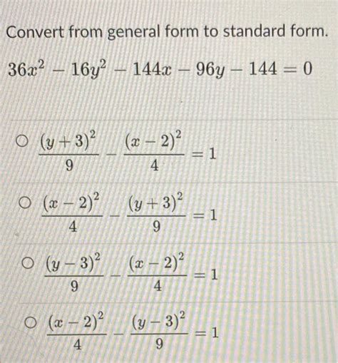 How to Convert Equations into General Form 的图像结果