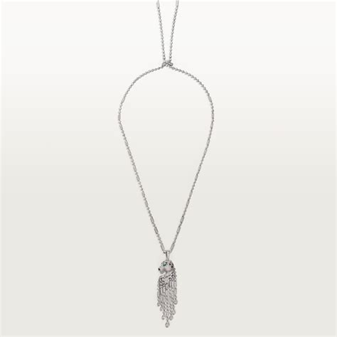 CRH7000546 - Panthère de Cartier necklace - White gold, emeralds, onyx ...