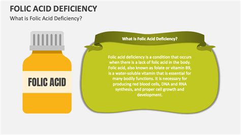 Folic Acid Deficiency PowerPoint and Google Slides Template - PPT Slides